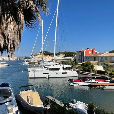 Waterfront In Port With Terrace * Grimaud